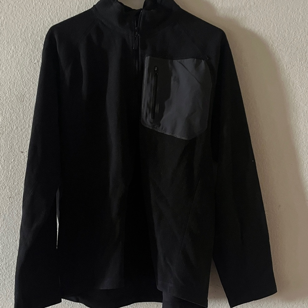 The North Face Black Jacket with Charcoal Pocket